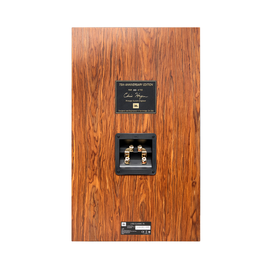 L100 Classic 75 - Black -  12-inch (300mm) 3-way Bookshelf Loudspeaker – Anniversary Edition - Back